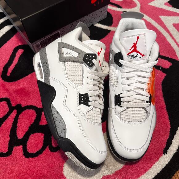 Jordan 4 Retro White Cement (2025) – Size 12 – Brand New main image 5